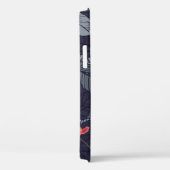 Bloemen en bladeren patronpatroon, tropisch, abstr Case-Mate iPhone case (Achterkant / Rechts)