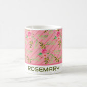 Bloemen en bladeren persoonlijke koffie-Mok Koffiemok (Center)