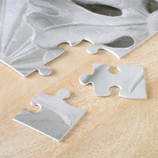 bloemen en bladeren puzzel legpuzzel (Zijkant)