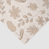 Bloemen en bladeren tissuepapier (Detail)