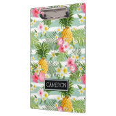 Bloemen en Blauwgroen strepen voor ananas | Jouw n Klembord (Links)