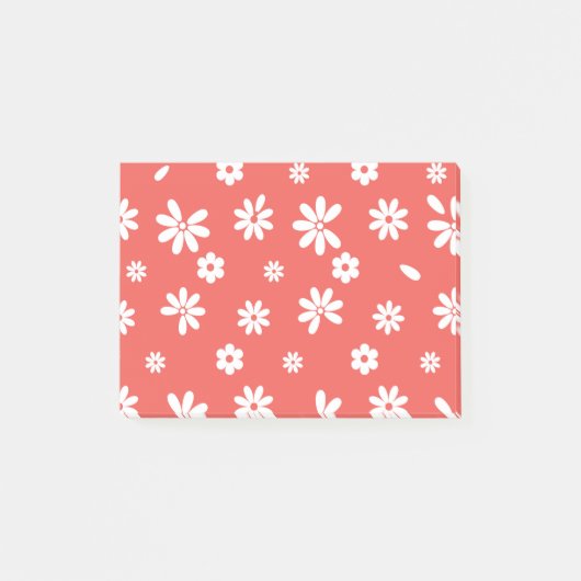 Bloemen en bloemblaadjes 1 post-it® notes (Voorkant)