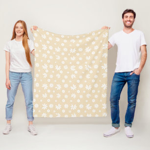 Bloemen en Bloemblaadjes 7 Fleece Deken