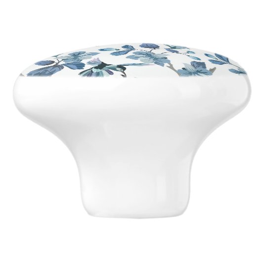 Bloemen en bloemen — Knoop van keramische stoffen Keramische Knop (Zijkant)