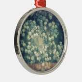 Bloemen en bloemen metalen ornament (Rechts)