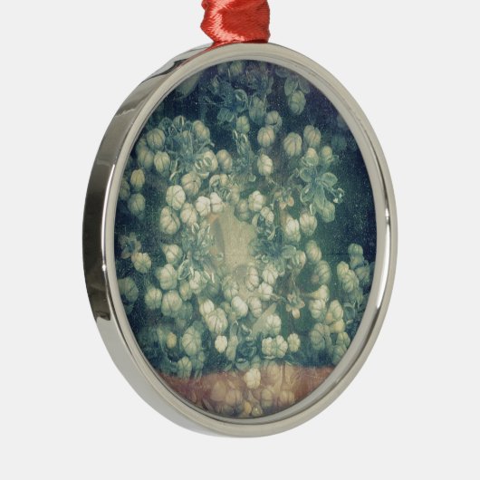 Bloemen en bloemen metalen ornament (Rechts)