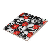 Bloemen en bloemen tegeltje (Zijkant)