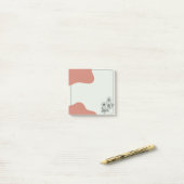 Bloemen en bloesems post-it® notes (Op bureau)