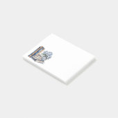 Bloemen en boeken post-it® notes (Schuin)