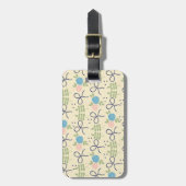 Bloemen en bogen Bagagelabel (Voorkant verticaal)