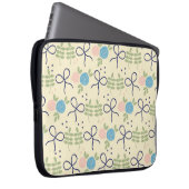 Bloemen en bogen Laptop Hoesje Sleeve (Voorkant Rechts)