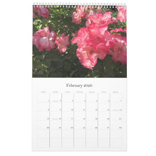 Bloemen en bomen kalender (Feb 2026)