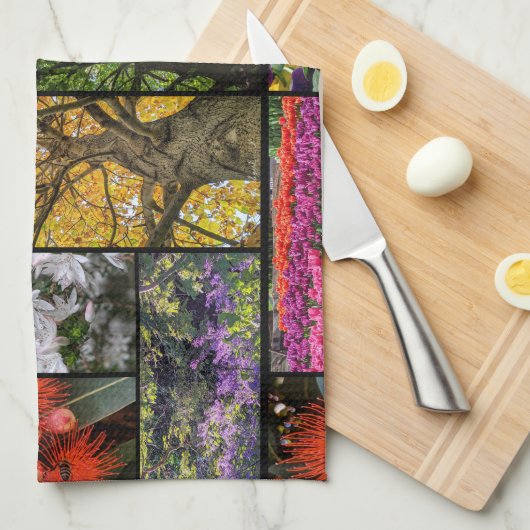 Bloemen en Bomen Mooie Natuur Foto's Theedoek (Quarter Fold)