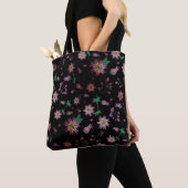 Bloemen en bosbessen tote bag (Dichtbij)