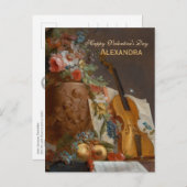 Bloemen en Briefkaart van Valentijn CC0641 (Voorkant / Achterkant)