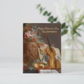 Bloemen en Briefkaart van Valentijn CC0641 (Staand voorkant)