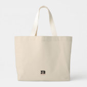 Bloemen en brieven grote tote bag (Achterkant)