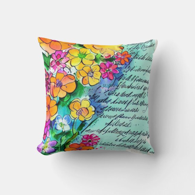 Bloemen en brieven kussen (Voorkant)