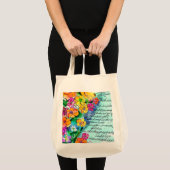 Bloemen en brieven tote bag (Voorkant (product))