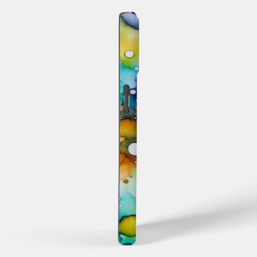 Bloemen en Bubbels Abstract Case-Mate iPhone Case (Achterkant / Rechts)