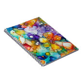 Bloemen en Bubbels Abstract Notitieboek (Rechterzijde)