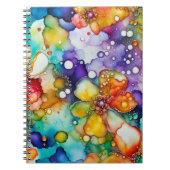 Bloemen en Bubbels Abstract Notitieboek (Voorkant)