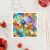 Bloemen en Bubbels Abstract Servet (Insitu)