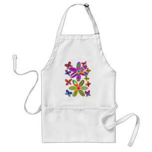Bloemen en Butterflies Colorful Apron Standaard Schort