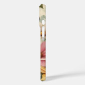 Bloemen en Butterfly Art Work iPhone / iPad hoesje (Achterkant / Links)