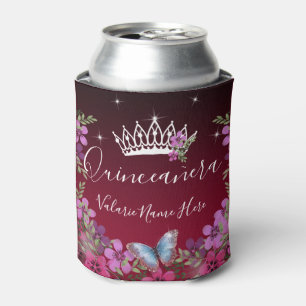 Bloemen en Butterfly Princess Quinceanera Blikjeskoeler