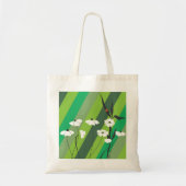 Bloemen en Canvas tas van Ladybug (Voorkant)