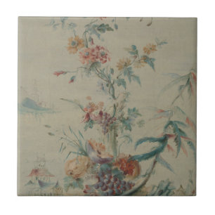 Bloemen en Chinoiserie Tegeltje