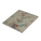 Bloemen en Chinoiserie Tegeltje (Zijkant)