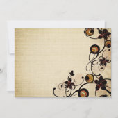 bloemen en cirkels Uitnodiging (Voorkant)