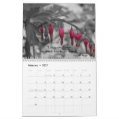 Bloemen en citaten kalender (Feb 2027)
