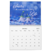 Bloemen en Citaten Wall Agenda Kalender (Jan 2027)