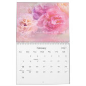 Bloemen en Citaten Wall Agenda Kalender (Feb 2027)