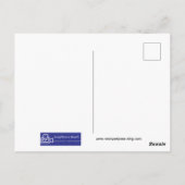 BLOEMEN EN DE BIJ BRIEFKAART (Achterkant)