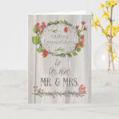 Bloemen en de Kroon van de Gelukwensen van het Kaart (Gele Bloem)