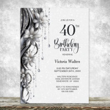 Bloemen en Diamanten 40e Verjaardagsfeest