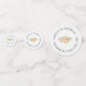 Bloemen en Doily Confetti (Achterkanten)