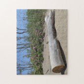 Bloemen en drijfhout legpuzzel (Verticaal)