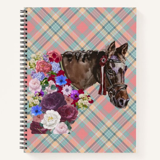 Bloemen en een merrie notitieboek (Voorkant)