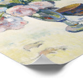 Bloemen en een schaal fruit | Paul Gauguin Poster (Hoek)