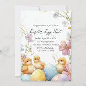 Bloemen en eieren Paaseieren Hunt Kaart (Voorkant)