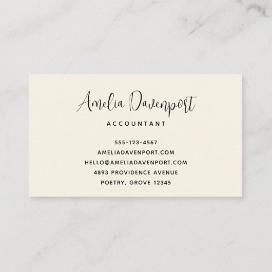 Bloemen en Eiffeltoren Parijs Patroon Visitekaartje (Achterkant)