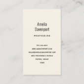 Bloemen en Eiffeltoren Parijs Patroon Visitekaartje (Achterkant)