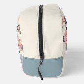 Bloemen en Eiffeltoren Parijs Reispatroon Toilettasje (Rechts)