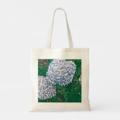 Bloemen en elegante achtergrond tote bag (Achterkant)