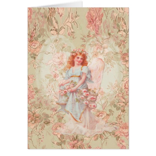 Bloemen en Engel  Collage (Voorkant)